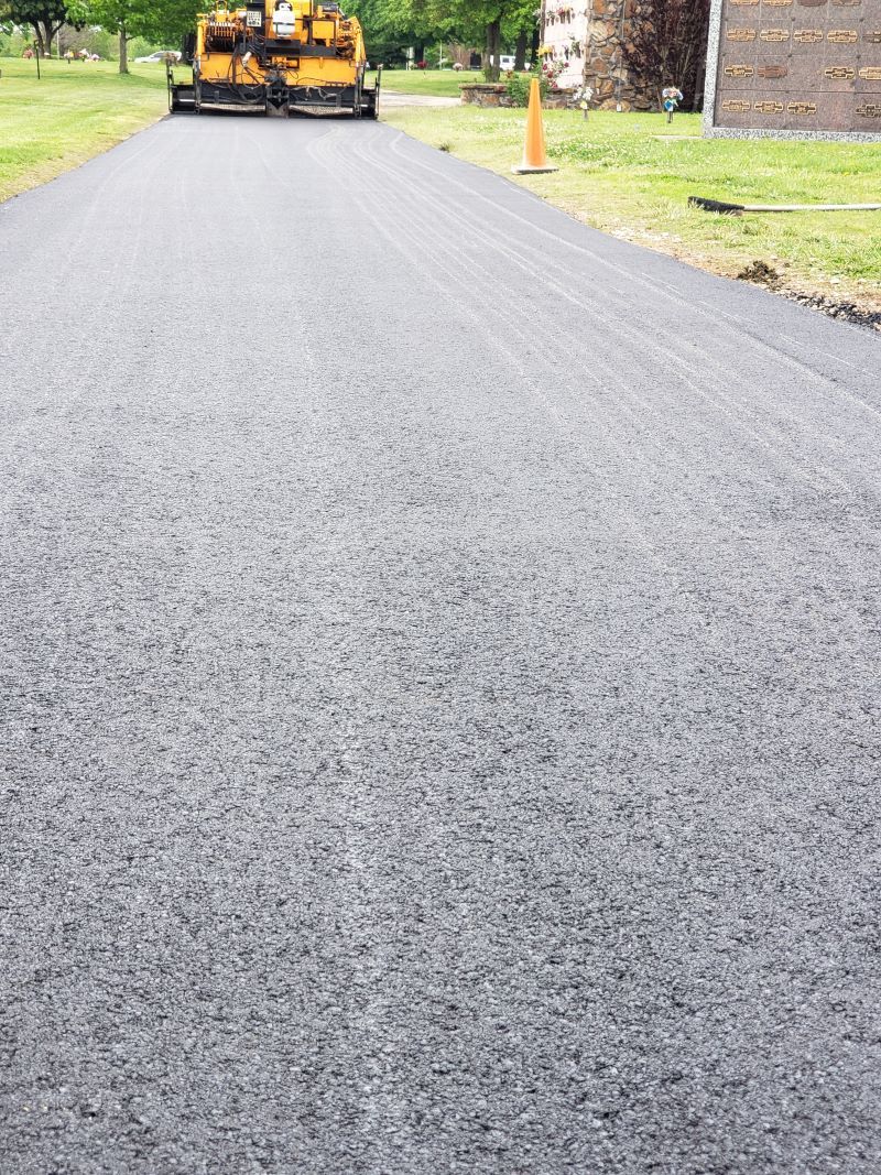 Fresh asphalt