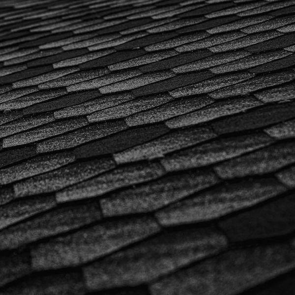 up close of roof shingles