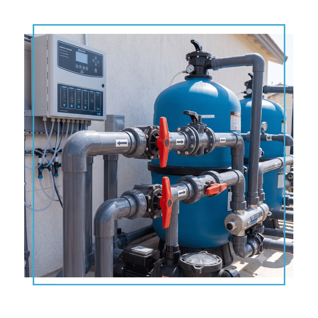commercial pool plumbing