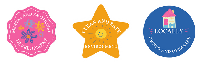 Above and Beyond Early Learning Academy trust badges