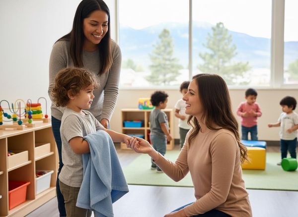 Teachers and Children in Daycare Classroom