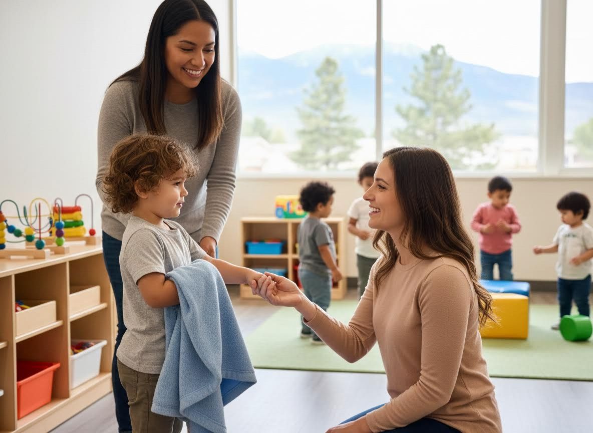 Teachers and Children in Daycare Classroom