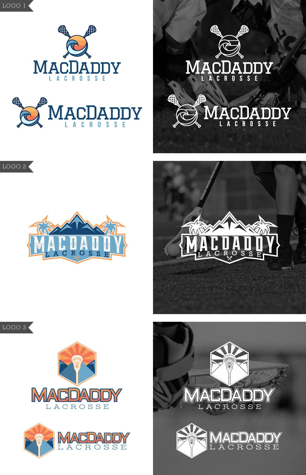 MacDaddy Lax Logos