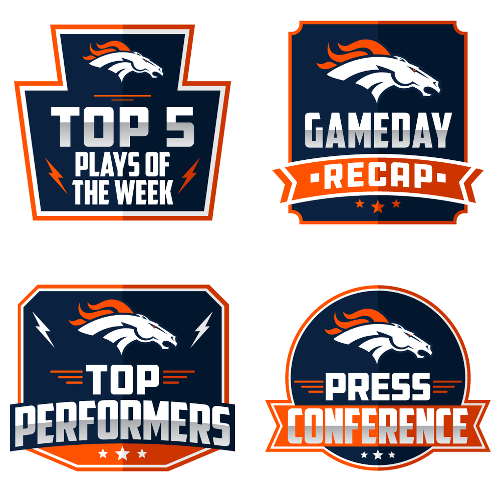 Broncos Audiences Badges