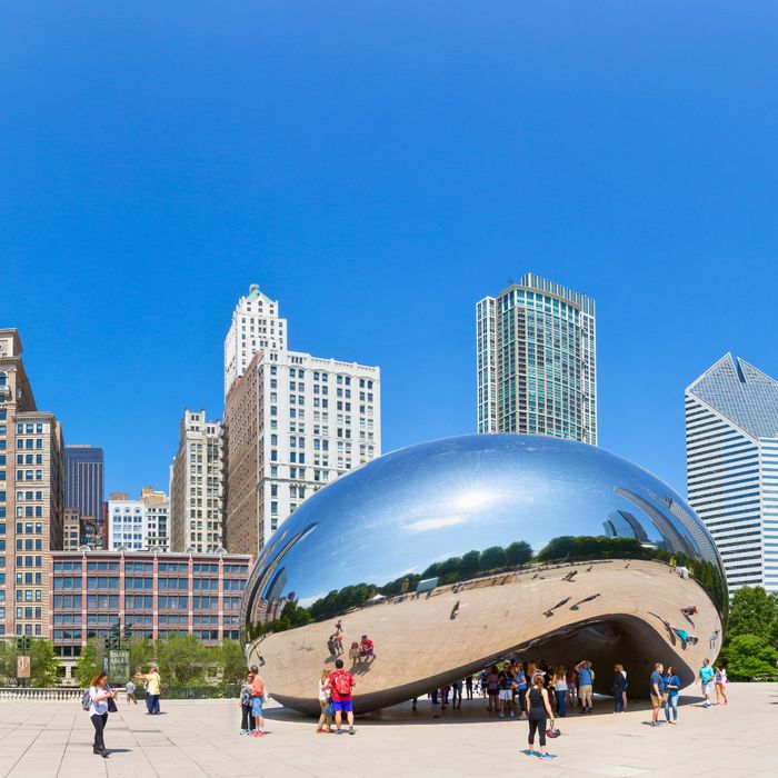 The Bean at Millenium Park in Chicago.