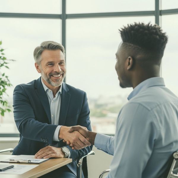 businessmen shaking hands