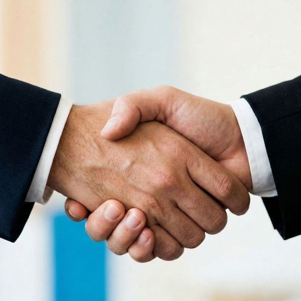 Professional handshake