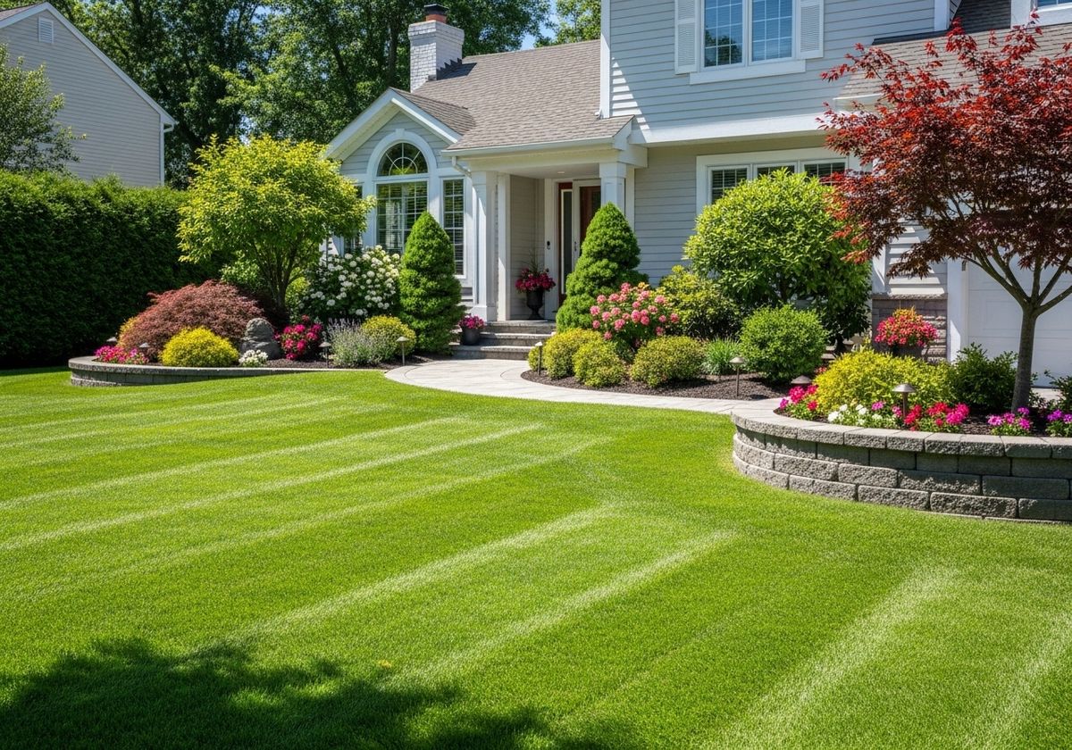 Well-Manicured Lawn and Landscaping