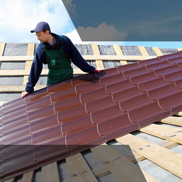 red metal roof