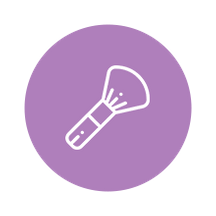 Makeup brush icon