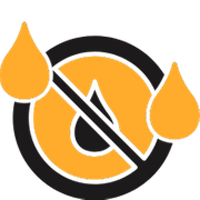 Stylized black and yellow icon depicting three water droplets and a circular symbol with a diagonal line over cracks, implying prevention of water damage to pavement. Stylized black and yellow icon depicting three water droplets and a circular symbol with a diagonal line over cracks, implying prevention of water damage to pavement.
