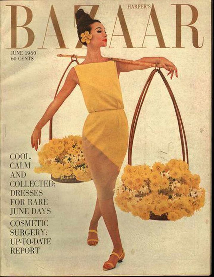 June 1960 Bazaar Magazine Cover