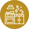kitchen remodel icon.