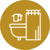 bathroom remodel icon.
