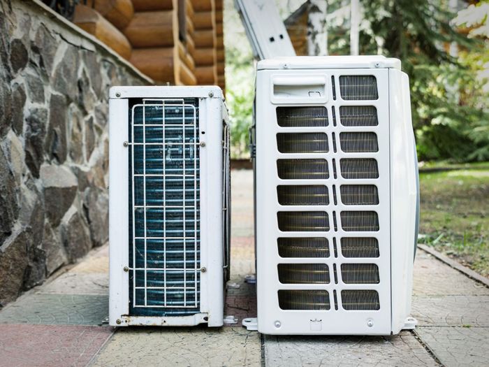 Image of new air conditioning unit