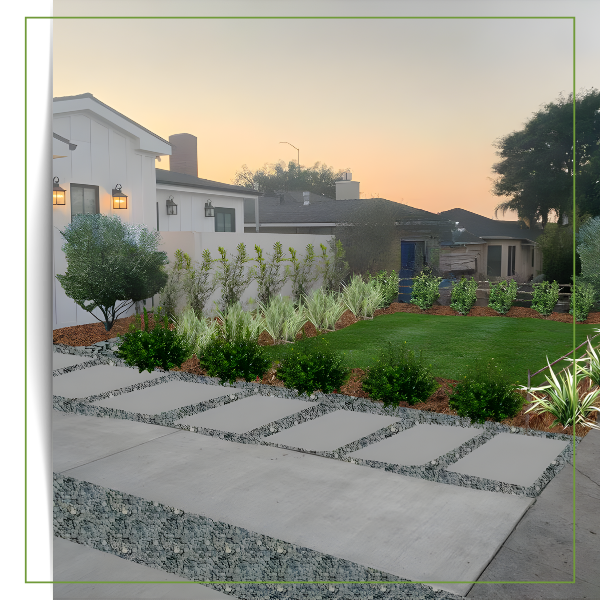 Home Landscape Done by A Greener Tomorrow