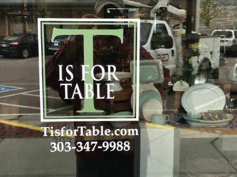T is for Table 