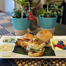 School lunch program catering meal