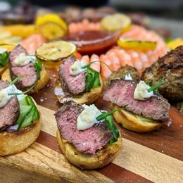 Film production set catering snacks