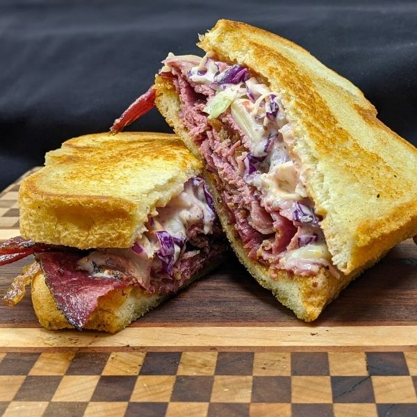 Cafe take-out sandwich