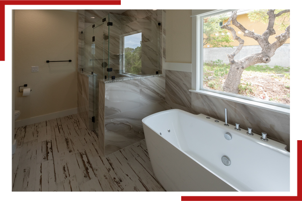 Bathroom renovation.