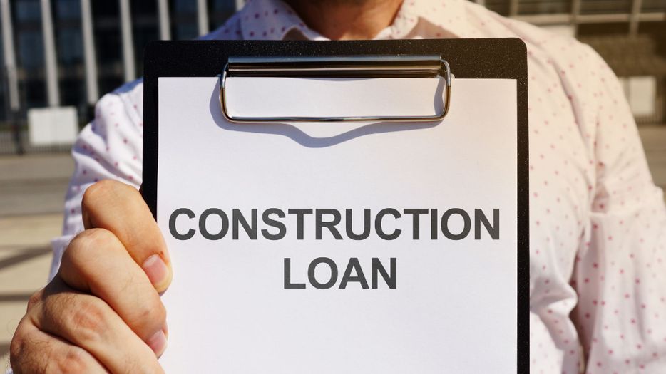 paper that says construction loan