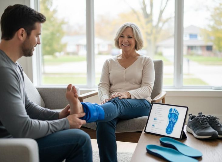 Foot Care Consultation with Custom Orthotics