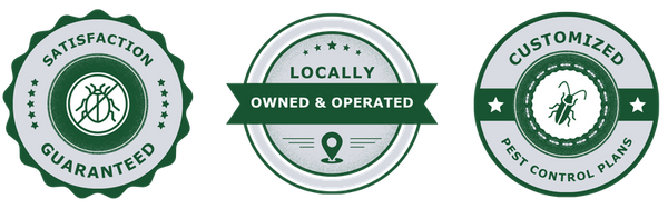 Satisfaction guaranteed, locally owned and operated, Customized pest control plans