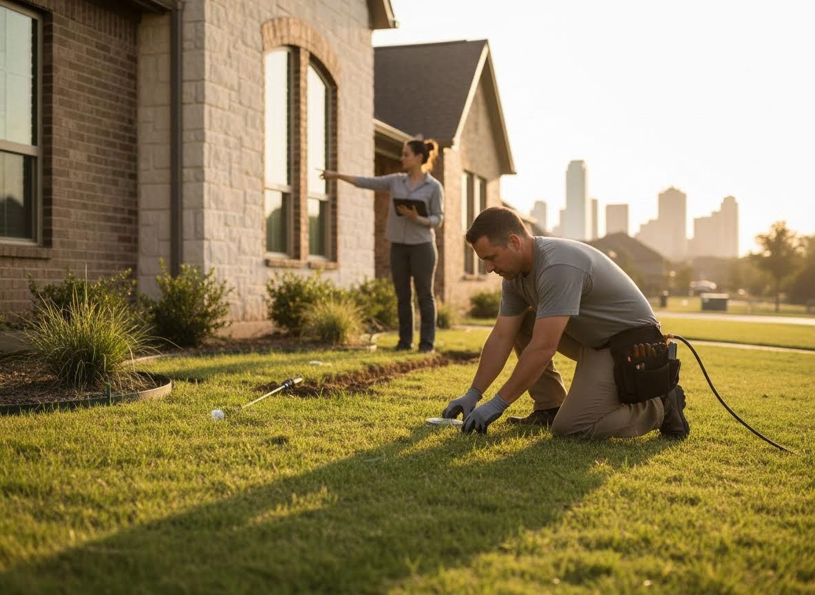 Outdoor installation by professionals