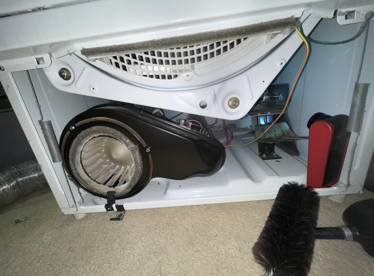 Interior Of The Dryer Cleaning in Cumming, ga - Four Seasons Vent Cleaning Services  .png