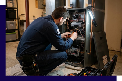 heater in home being repaired