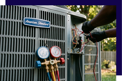 AC Unit with gauges 