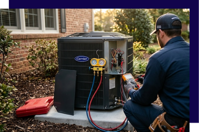 AC being repaired 