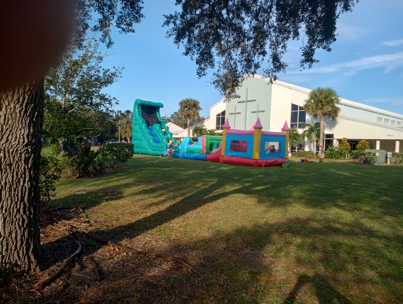 20ft tall long large slide obstacle course $329 dry (61ft long) or wet (68ft long)