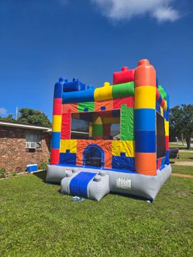 $129 Large lego bounce house $129 Large lego bounce house