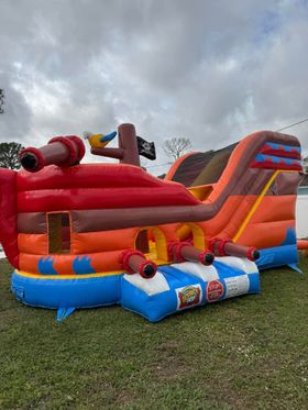 $169 Pirate Ship bounce house with slide Pirate ship