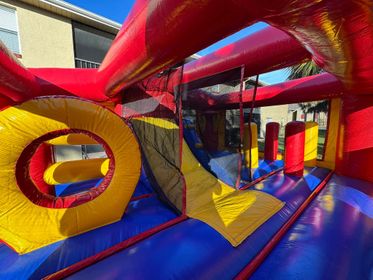 $169 bounce house with obstacle course inside $169 bounce house with obstacle course inside