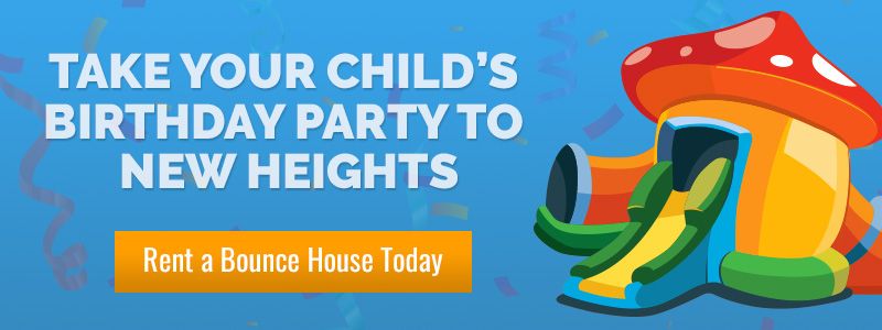 take your child's birthday party to new heights! rent a bounce house today