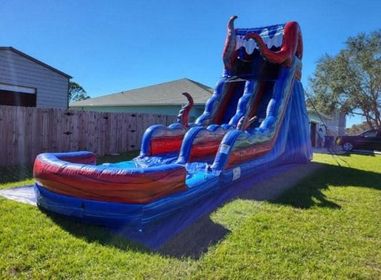 HE KRAKEN $229 18 ft tall large waterslide into a pool THE KRAKEN $229 18 ft tall large waterslide into a pool