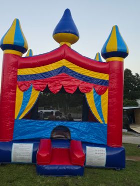 $129 Large Big Top bounce house with basketball hoop $129 Large Big Top bounce house with basketball hoop