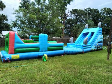 waterslide with obstacle $279