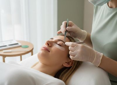 Eyelash Extension Application Session