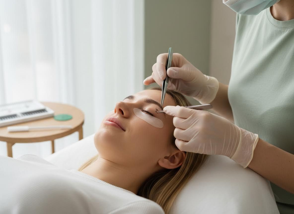 Eyelash Extension Application Session