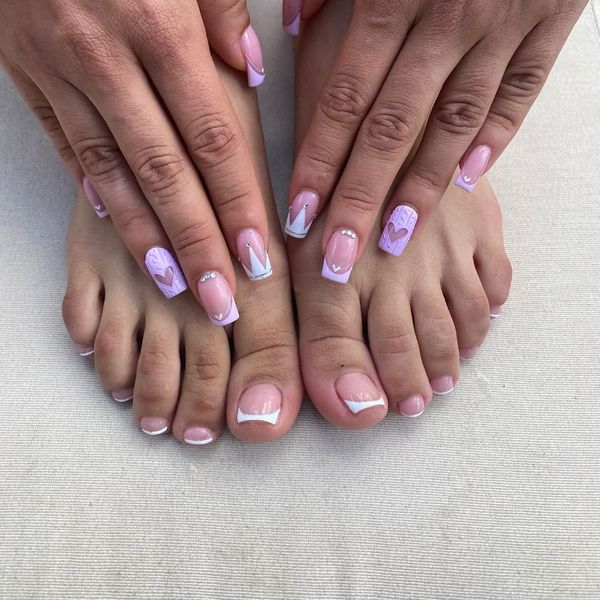 manicure and pedicure