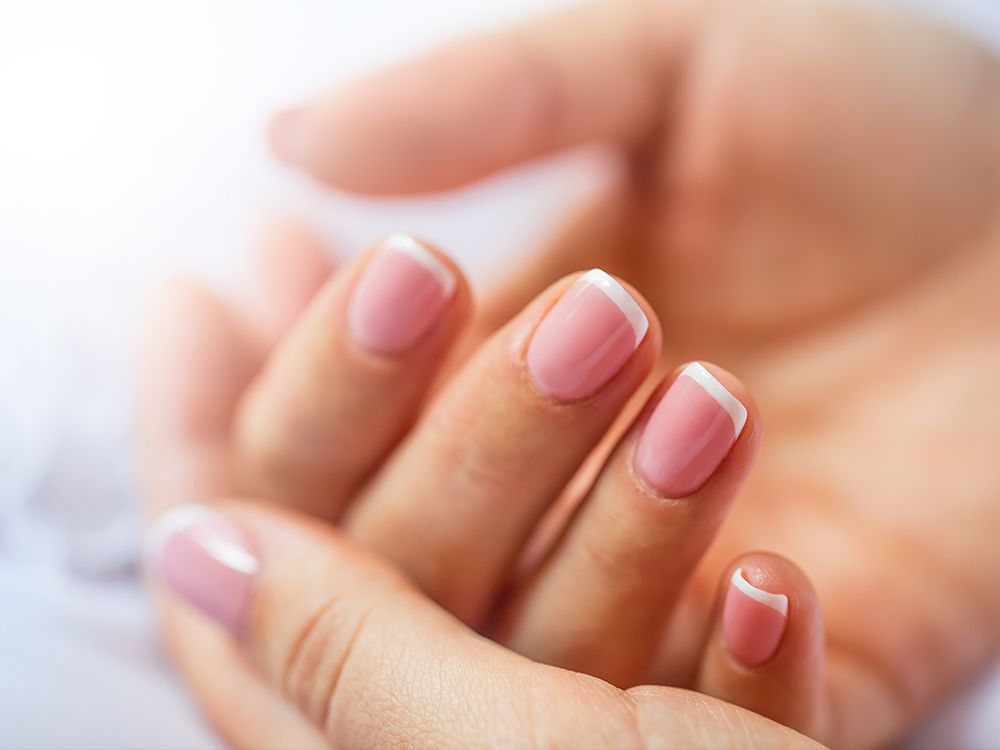 Natural nail manicure