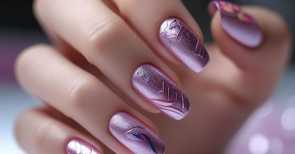 pretty nails after manicure