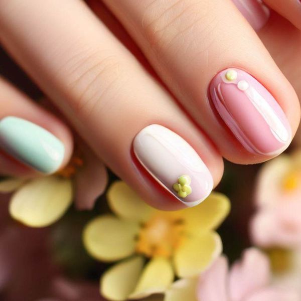 oval shaped manicure