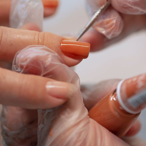 round shaped manicure