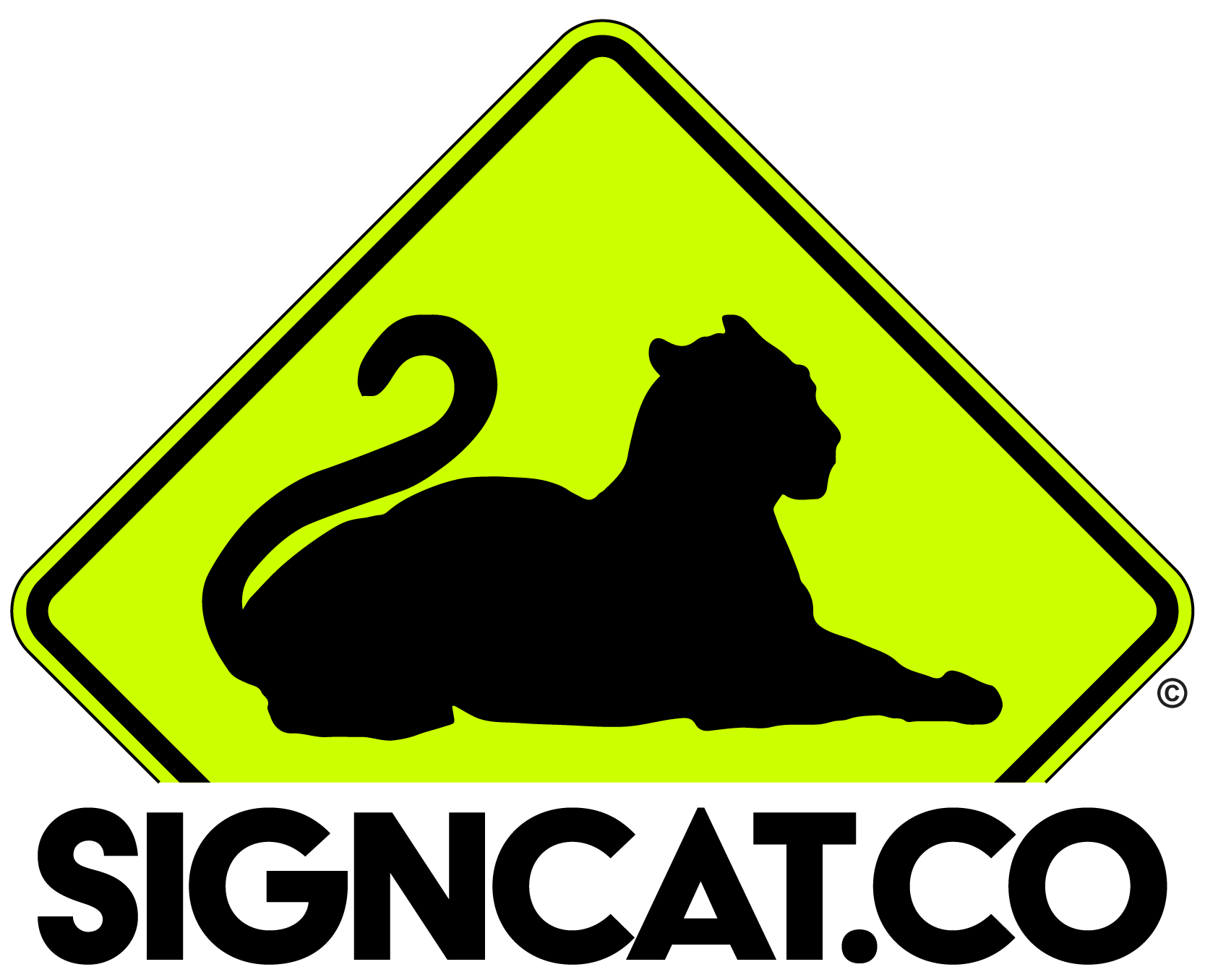Blog Sign Cat