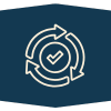 stress-free process icon